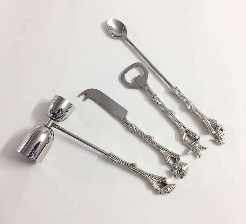 Nickel Plated Bar Tool S/4